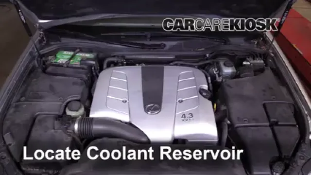 2005 Lexus LS430 4.3L V8 Coolant (Antifreeze) Fix Leaks